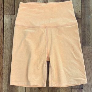 Beyond Yoga High-Waist Peach Bike Shorts